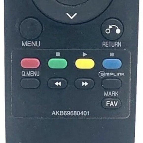 Genuine Original LG Remote Control Black Model AKB69680401 LCD LED HDTV Tested - Picture 11 of 11